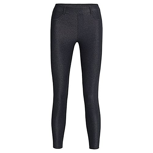 YSABEL MORA - Legging Push Up Mujer Mujer Color: Negro Jeans Talla: Large