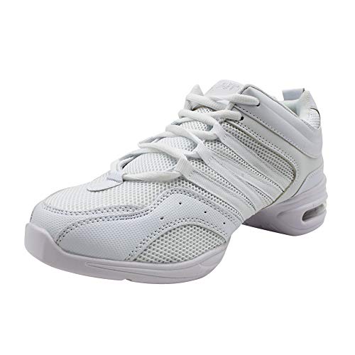 Yudesun Zapatos Aire Libre Deportes Danza Mujer - Mujeres Lona Cordones Suela de Goma Zapatillas Moda Practicidad Running Sneaker Jazz Contemporáneo Baile Informal (Los Zapatos Son más pequeños)