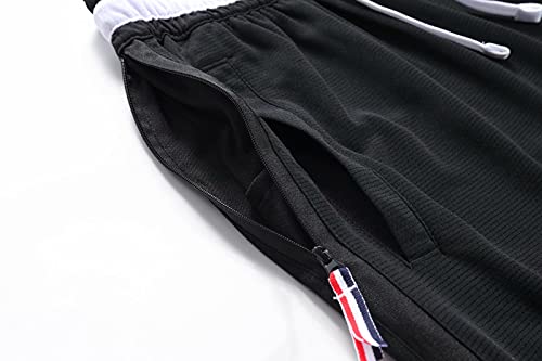 YUEMO Basketball Shorts Deportivos Hombre Elástica Pantalon Corto Bolsillos Hombre Athletic Pantalones Cortos Hombre Deportes Casuales Shorts