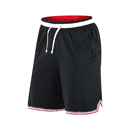 YUEMO Basketball Shorts Deportivos Hombre Elástica Pantalon Corto Bolsillos Hombre Athletic Pantalones Cortos Hombre Deportes Casuales Shorts