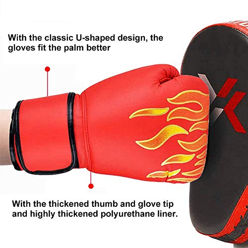 YUIP Guantes de Boxeo para niños, 4 oz, Juego de 2 Unidades, para Entrenamiento de Boxeo