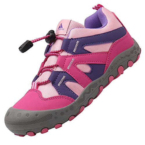 Zapatos Montaña Niña Zapatillas Senderismo Niños Bambas de Ligero para Niñas Calzado Trekking Rosa 36 EU