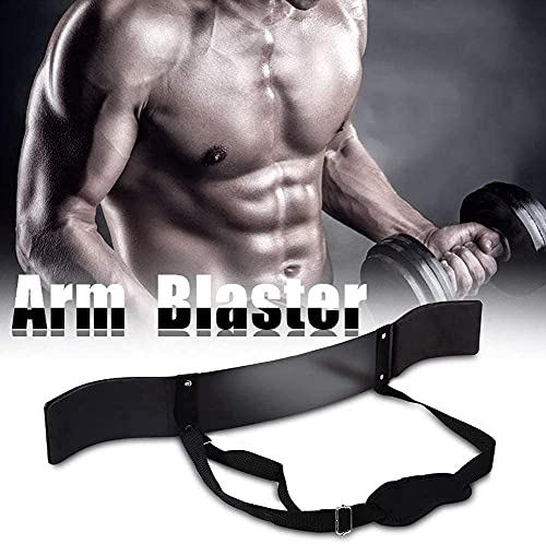 Zerone Arm Curl Blaster, Aislador de Bíceps, Doble Remachado con Correa Ajustable Muscular, Ideal para Culturismo, Entrenamiento de Fuerza y Extensiones de Tríceps