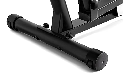 ZIPRO Bicicleta elíptica para Casa Shox RS, Entrenador eliptico, LCD Pantalla, sensores de Pulso, Ajuste de Resistencia, 120kg