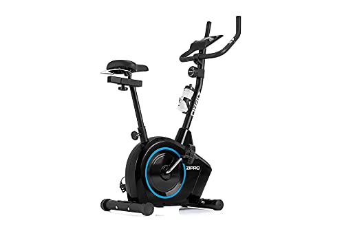 ZIPRO Bicicleta estática para Casa BOOST, entrenador eliptico, LCD Pantalla, sensores de pulso, ajuste de resistencia, 120kg