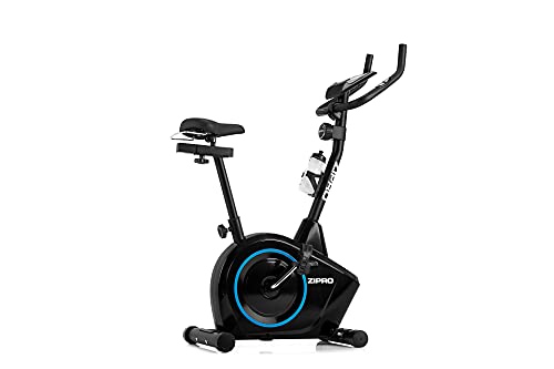 ZIPRO Bicicleta estática para Casa BOOST, entrenador eliptico, LCD Pantalla, sensores de pulso, ajuste de resistencia, 120kg