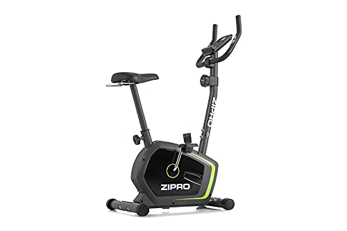 ZIPRO Bicicleta estática para Casa DRIFT, entrenador eliptico, LCD Pantalla, sensores de pulso, ajuste de resistencia, 120kg