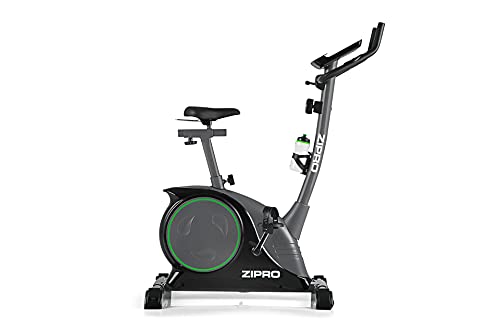 ZIPRO Bicicleta estática para Casa NITRO, entrenador eliptico, LCD Pantalla, sensores de pulso, ajuste de resistencia, 150kg