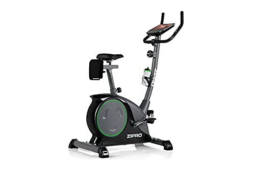 ZIPRO Bicicleta estática para Casa NITRO, entrenador eliptico, LCD Pantalla, sensores de pulso, ajuste de resistencia, 150kg