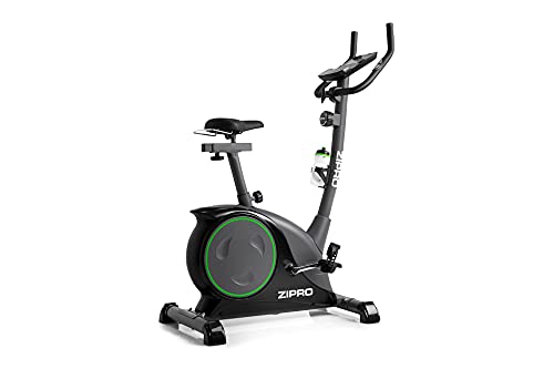 ZIPRO Bicicleta estática para Casa NITRO, entrenador eliptico, LCD Pantalla, sensores de pulso, ajuste de resistencia, 150kg