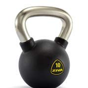 ZIVA Performance Pesa Rusa, Kettlebell, Adultos Unisex, Negro, 10 Kg