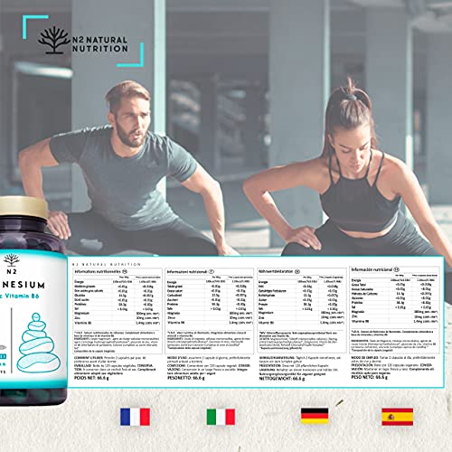 ZMA Magnesio Zinc Vitamina B6 Contribuye al Mantenimiento Nivel Testosterona y Energia Reduce Cansancio. Sistema Inmunitario. 120 Cápsulas Clorofila. Certificado VEGANO CE.N2 Natural Nutrition