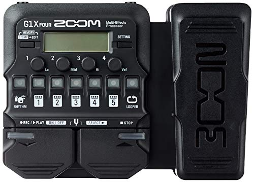 Zoom G1X FOUR - Pedal de efectos para guitarra con pedal de expresión