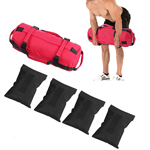 Zwindy Saco de Arena para Levantamiento de Pesas, Saco de Arena para Entrenamiento de Potencia liviano, Duradero para Relleno Interno de Boxeo