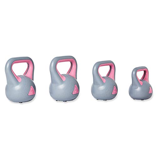 ZXQZ Pesa de Gimnasia Kettlebells, Kettlebells de Vida Al Aire Libre para Uso Doméstico, Pesas de Ejercicio, Kettlebell de Goma para Principiantes, Set Mancuerna pequeña