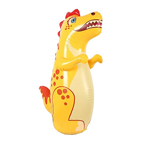 ZZBB Bolsa Inflable De Dinosaurio T-Rex De 38 Pulgadas, Bolsa De Boxeo para Niños con Acción De Rebote, Bolsa De Boxeo Inflable Juguetes Interactivos para Regalo De Niños,C