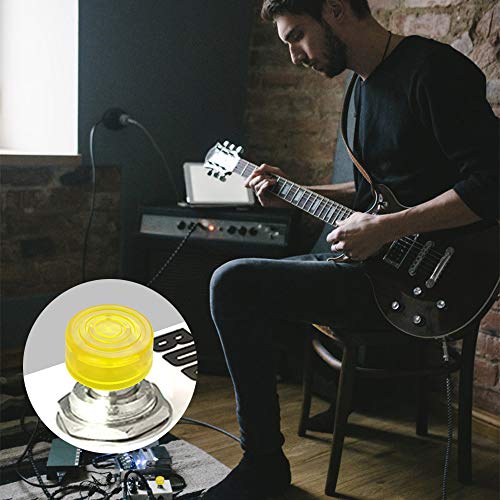 16pcs Guitarra Efecto Pedal Topper para Efectos de Distorsión, Tapa de Uñas de Plástico para Guitarra Efecto Pedal, Protector para Pedal de Distorsión para Bajo de Guitarra(8 colores)