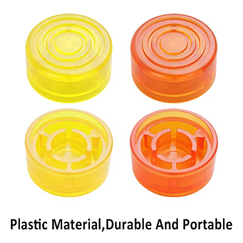 16pcs Guitarra Efecto Pedal Topper para Efectos de Distorsión, Tapa de Uñas de Plástico para Guitarra Efecto Pedal, Protector para Pedal de Distorsión para Bajo de Guitarra(8 colores)