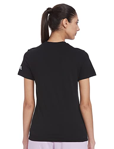 adidas GL0769 W Lin T T-Shirt Womens Black/White M