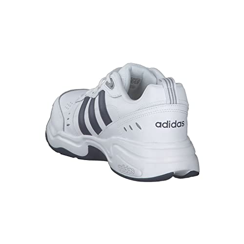 Adidas Strutter, Zapatillas Deportivas Fitness y Ejercicio Hombre, Blanc Bleu Foncã Argent Mat, 45 1/3 EU