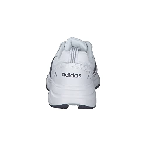 Adidas Strutter, Zapatillas Deportivas Fitness y Ejercicio Hombre, Blanc Bleu Foncã Argent Mat, 45 1/3 EU