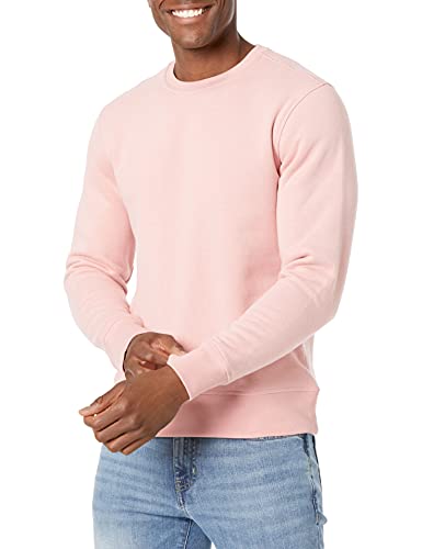 Amazon Essentials Crewneck Fleece Sweatshirt Sudadera, Rosa (Pink), X-Large