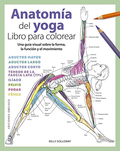 Anatomía Del Yoga. Libro para Colorear: Libro Para Colorear/ Coloring Book (Salud y vida natural)