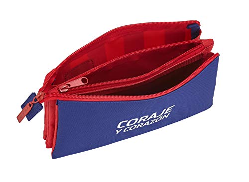 Atletico de Madrid Estuche, Niños Unisex, Rojo, Blanco Y Azul, Talla Única