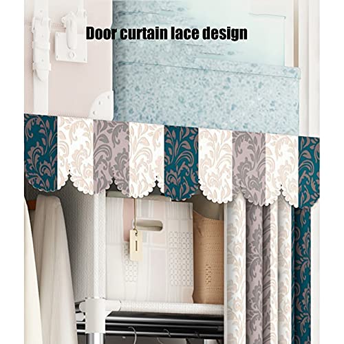 AWSAD Armario Modular Se Puede Mover Balda Armario Lavable Resistente A Tirones con Polea Cremallera Completamente Cerrada Usado para Habitación De Alquiler Cuarto (Color : 102X170X45cm A)