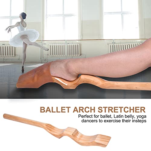 Ballet Enhancer Ballet de Madera Ballet Dance Foot Stretch Stretcher con Banda elástica