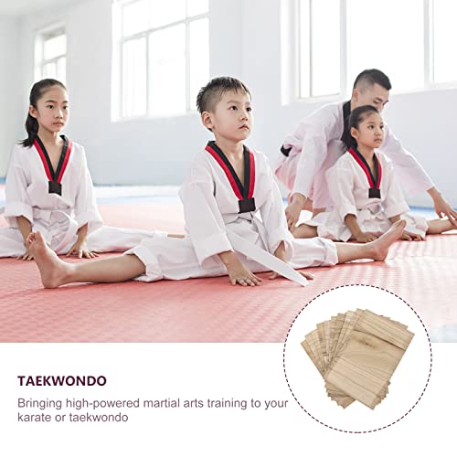 BESPORTBLE 10 Piezas de Madera Taekwondo Tablones de Madera Taekwondo Ejercicio Tablero Tableros de ruptura