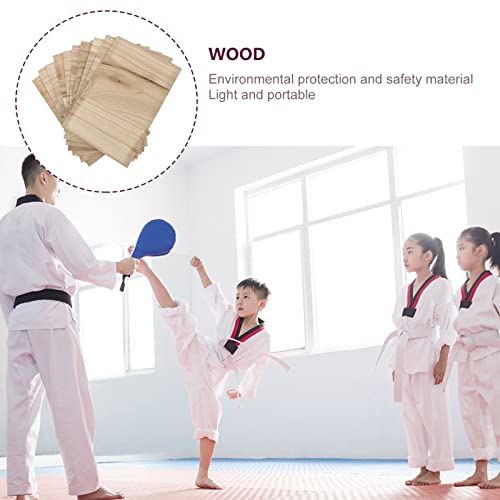 BESPORTBLE 10 Piezas de Madera Taekwondo Tablones de Madera Taekwondo Ejercicio Tablero Tableros de ruptura