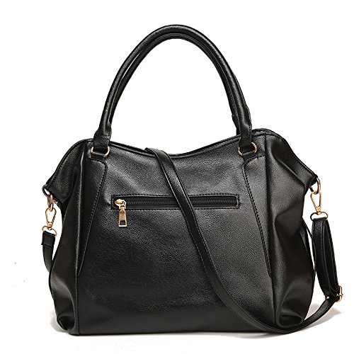 Bolso de Hombro Inclinado para Mujer de Moda,NegroNone,Free Size