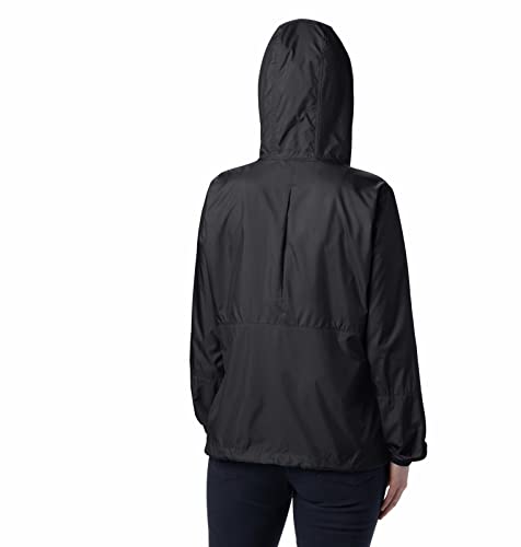 Columbia Flash Forward, Chaqueta cortavientos, Mujer, Negro (Black), L