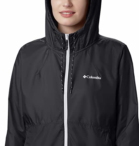 Columbia Flash Forward, Chaqueta cortavientos, Mujer, Negro (Black), L