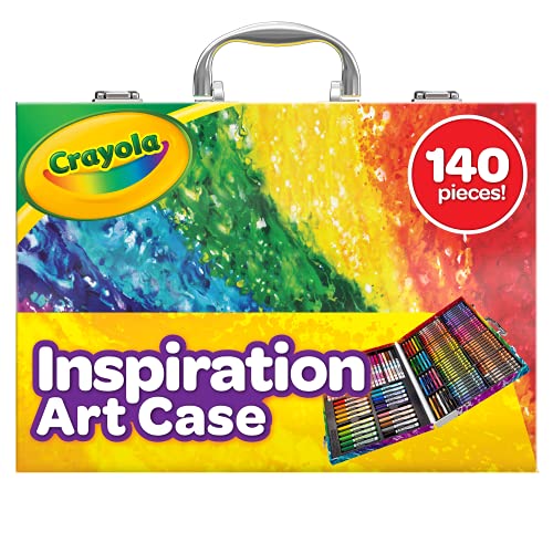 Crayola Inspiration art case - Kit de manualidades para niños (Lápiz de color, Lápiz, Rotulador), 140 piezas , Modelos/colores Surtidos, 1 Unidad