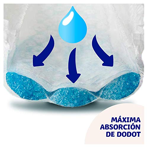 Dodot Pañales Bebé Sensitive Talla 3 (6-10 kg), 224 Pañales, Óptima Protección de la Piel de Dodot, Pack Mensual