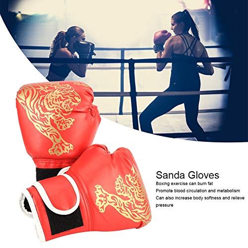 Emoshayoga Guantes De Taekwondo Ejercicio De Culturismo para Deportes Al Aire Libre Ejercicio para Niños Ejercicio(Rojo, Modelos Adultos)