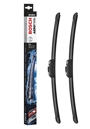 Escobilla limpiaparabrisas Bosch Aerotwin AR500S, Longitud: 500mm/500mm – 1 juego para el parabrisas (frontal)