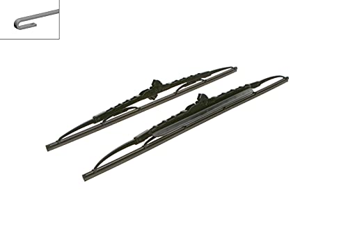 Escobilla limpiaparabrisas Bosch Twin Spoiler 533S, Longitud: 530mm/475mm – 1 juego para el parabrisas (frontal)