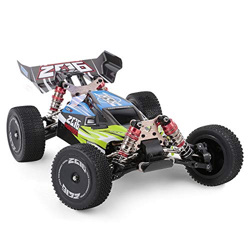 Goolsky Wltoys XKS 144001 RC Coche 60km / h Alta Velocidad 1/14 2.4GHz RC Buggy 4WD Racing Off-Road Drift Coche RTR (Verde)