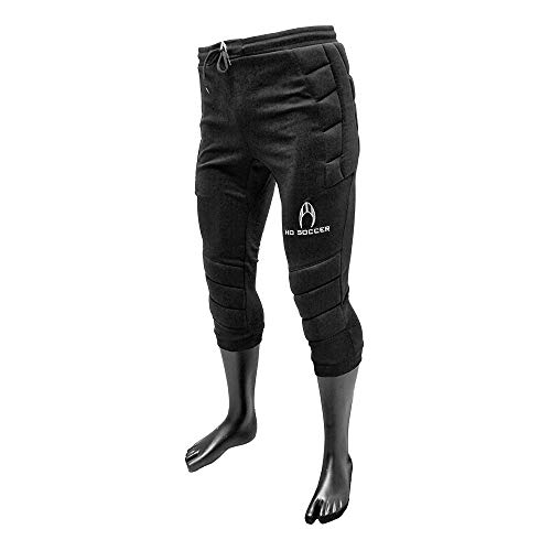 HO Soccer 3/4 Logo Pantalones de Portero, Unisex Adulto, Negro, M