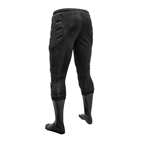 HO Soccer 3/4 Logo Pantalones de Portero, Unisex Adulto, Negro, M