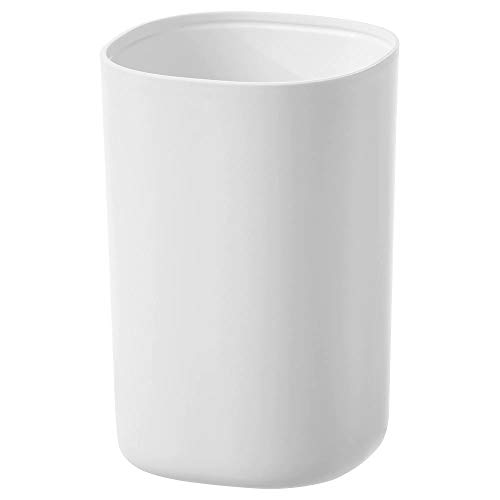 IKEA STORAVAN Juego de 3 piezas de baño con vaso para cepillos de dientes, dispensador de jabón, jabonera