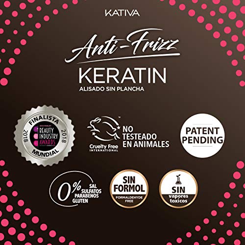 KATIVA Productos para Cabello Anti Frizz, Único, 285 mililitros