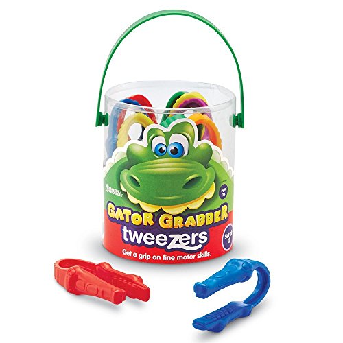 Learning Resources- Pinzas Gator Grabber (Set de 12), Color (LER2963)