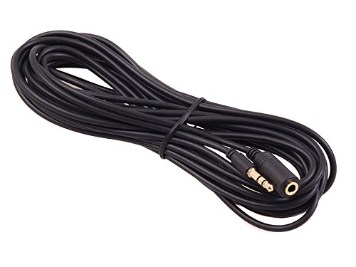 Maclean - Cable de Audio estéreo Alargador Mini Jack 3.5mm (Macho/Hembra) Longitud de 1m a 15m (15m)