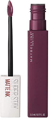 Maybelline New York SuperStay Matte Ink, Pintalabios Mate de Larga Duración, Tono 40 - Believer, Púrpura