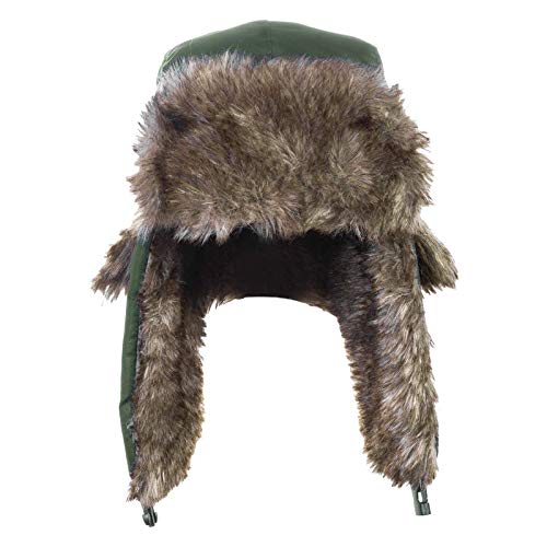 MeOkey Sombrero de Trampero Unisex Impermeable Invierno Cálido Gorro de Aviador Ruso para Actividades al Aire Libre