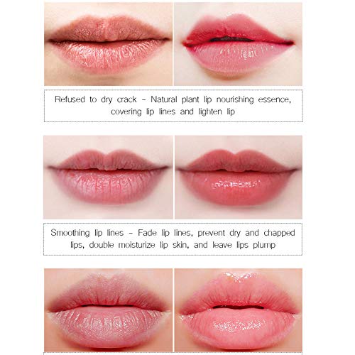 Miel Bálsamo Labial 3g Cambio de Color Hidratante Brillo Labial Nutritivo Elieve Malestar Labial Reparación Músculos Labiales Dañados